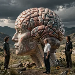 photorealistic by michael komarck, greg rutkowski, victo ngai, artgerm, willem claesz heda and j. dickenson, the truly amazing part about this is that it increasingly appears our cortical evolution reflects this emergent tension