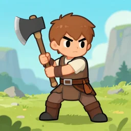 noob  ord wielding an axe