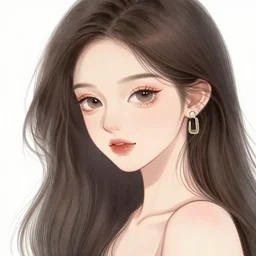beauty girl, illustratio, by christophe_young