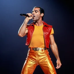 freddie mercury performing on mercury