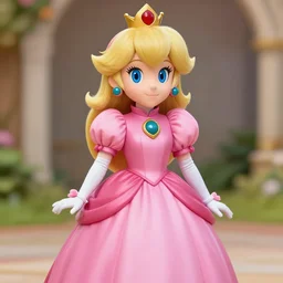 photo of princess peach as a real life character posing, 8 k, ultra details