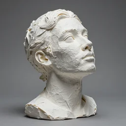 desire emerging in artificial intelligence. studio. papier - mache