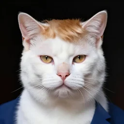 Donald Trump with cat ears