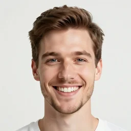 photo of a white male smiling, closeup, selfie, HD