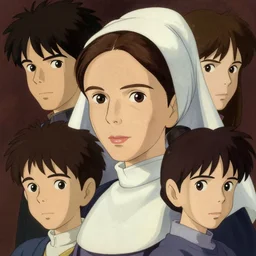 1 8 3 5 florence nightingale at 4 0 years old, character face study, faces only, concept art finely detailed perfect art, painted by greg rutkowski makoto shinkai takashi takeuchi studio ghibli, pinterest, cevagraf comics