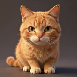 ginger cat, unreal engine
