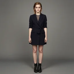 emma watson self portrait, detailed, full body