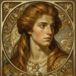Gerald Rivia closeup, D&D, fantasy, intricate, elegant, highly detailed, digital painting, artstation, concept art, matte, sharp focus, illustration, hearthstone, art by Artgerm and Greg Rutkowski and Alphonse Mucha