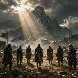 the opening cutscene of Skyrim