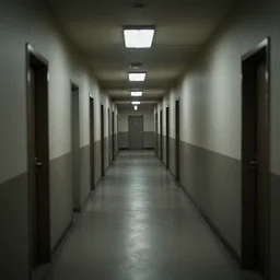 endless hallway in area 5 1 found footage dark noisy lights