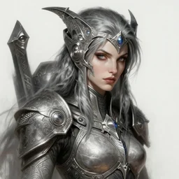 protoss sarah kerrigan, fantasy, intricate, elegant, extremely detailed digital painting trending artstation concept art heroic portrait sharp focus, illustration, art by artgerm, greg rutkowski magali villeneuve gaston bussiere