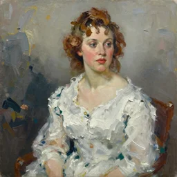 Angie Dickinson painted in the style of the old masters, painterly, thick heavy impasto, expressive impressionist style, painted with a palette knife