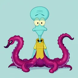 squidward tentacles portrait