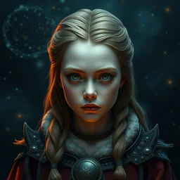 greta thunberg in elden ring universe by hidetaka miyazaki, studio lights, 8 k hd.