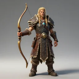 a fantasy proto - slavic mythology, slavic bow inspired blizzard games full body detailed and realistic 4 k trending on artstation, octane render