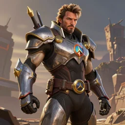 samuel l jackson as doomfist from overwatch, screenshot, detailed