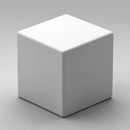 cube render, monochromatic, 4k