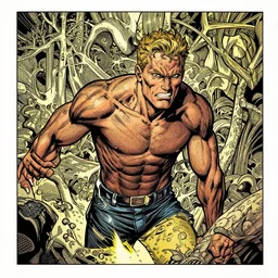 ripley by J. O'Barr, color graphic novel illustration, intricate, ink