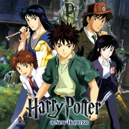 poster for a film fantasy japanese animation called harry potter a new hope, 8 k, hd, dustin nguyen, akihiko yoshida, greg tocchini, greg rutkowski, cliff chiang