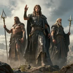 when time stands still only then wil the gods arise, concept art, unreal engine 5, realistic, trending on art station,