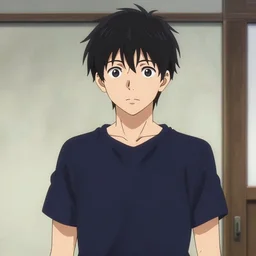 Medium shot of a typical character in the style of Anime Manga