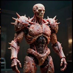 peter dutton made out of a humanoid nervous system with large meaty spikes all over the body, cinematic, volumetric lighting, f 8 aperture, cinematic eastman 5 3 8 4 film, photorealistic