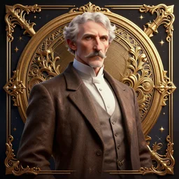 Nikola Tesla in the fall guys, intricate detailed, ornate, behance, artstation, unreal render, unreal engine 5, octane
