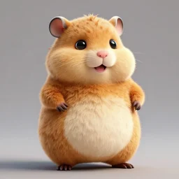an obese hamster mascot costume, 8 k, hd, octane render