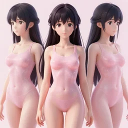 young female character inspired by rose quartz, digital art made by makoto shinkai, lois van baarle and jakub rebelka, highly detailed, symmetrical, extremely coherent, anatomically perfect