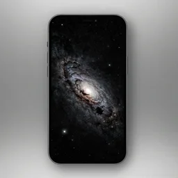 black amoled wallpaper, space themed, mostly black, black background, some stars, mostly black, a galaxy