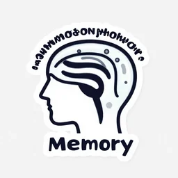 attention filter, memory, minimalist logo without text for a research lab that studies human cognition, by [ [ victo ngai ] ] kilian eng and jake parker, 2 colors, limited palette, sticker art, vector art, [ [ award winning ] ], minimalism, logopond, sticker art