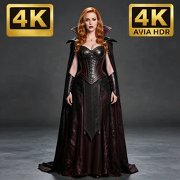 full length photo of christina hendricks as a vampire warrior, highly detailed, 4 k, hdr, smooth, sharp focus, high resolution, award - winning photo