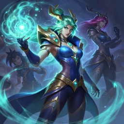 kalista league of legends wild rift hero champions arcane magic digital painting bioluminance alena aenami artworks in 4 k design by lois van baarle by sung choi by john kirby artgerm style pascal blanche and magali villeneuve mage fighter assassin