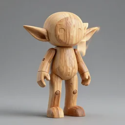 wood elf made of wood