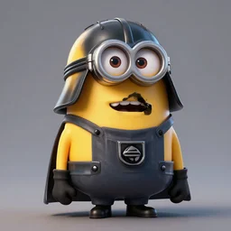 Darth Vader is a Minion from the movie Despicable Me, concept art, well detailed, by Pixar