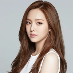 portrait photo of lindsay lohan, korean kpop star, in girls generation, photo by martin schoeller