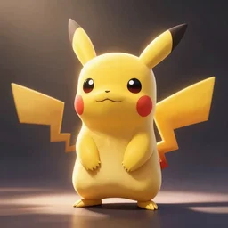 lofi BioPunk Pokemon Pikachu portrait Pixar style by Tristan Eaton Stanley Artgerm and Tom Bagshaw,