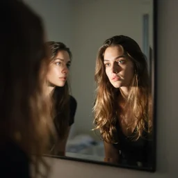a recursive mirror that is seen through a mirror that is in front of it, 4 k, detailed photo, natural lighting, cinematic lighting, global illumination