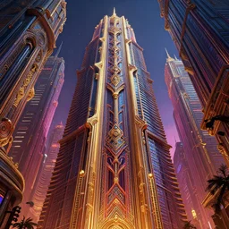 low angle, epic cyberpunk cityscape :: blade runner, James Guilleard, beeple ,laurie greasley, dan mcpharlin :: ornate, dynamic, particulate, rich colors, intricate, elegant, highly detailed, centered, artstation, smooth, sharp focus, octane render, 3d
