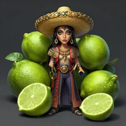 mexican lovecraftian limes by skottie young, mexican themes, 8 k, highly detailed, concept art, cmyk colors