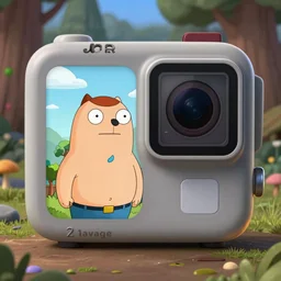 “ 2 1 savage in family guy style art, kind of cartoony, ultra realistic, 8 k, shot from hidden go pro chest cam perspective, fantasy, highly detailed, unreal engine ”