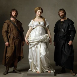 a masterpiece full body portrait a beautiful Beatrice in Dante\'s inferno, by Edgar Maxence and Ross Tran and Michael Whelan