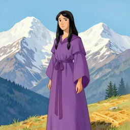 berry priestess of the waffle mountains. gouache by award - winning comic book artist, chiaroscuro, intricate details, bokeh, backlighting, field of depth, safe for work