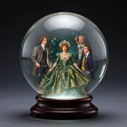 dreamscape in a crystal ball, centered, studio product photography, gorgeous lighting, highly detailed, by ross tran and norman rockwell and greg rutkowski and lucasfilm