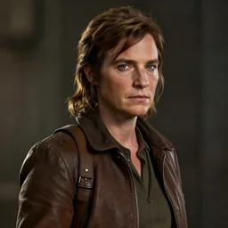 Ellie from the Last of Us as Han Solo, digital portrait by Greg Rutkowski, intricate, sharp focus, cinematic, epic, artstation