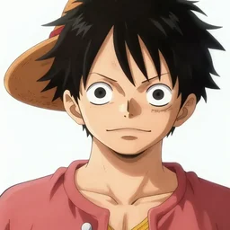 a portrait of Luffy by kentaro miura