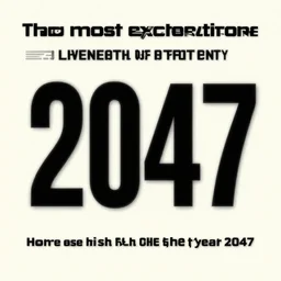 the most exciting invention of the year 2047