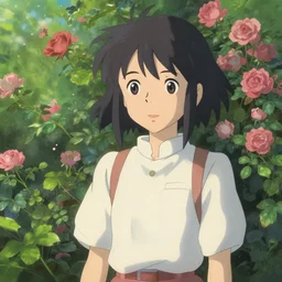rose garden by makoto shinkai