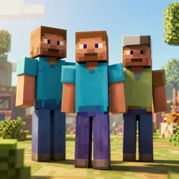 live action movie about minecraft by quentin tarantino, human actors, high quality, detailed, sigma 8 5 mm, golden hour