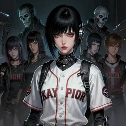atompunk girl | | fine detail!! anime!! realistic shaded lighting!! dark scifi award winning illustration portrait of denis coderre in a baseball expos jersey by ilya kuvshinov katsuhiro otomo ghost - in - the - shell, magali villeneuve, artgerm, jeremy lipkin and michael garmash and rob rey